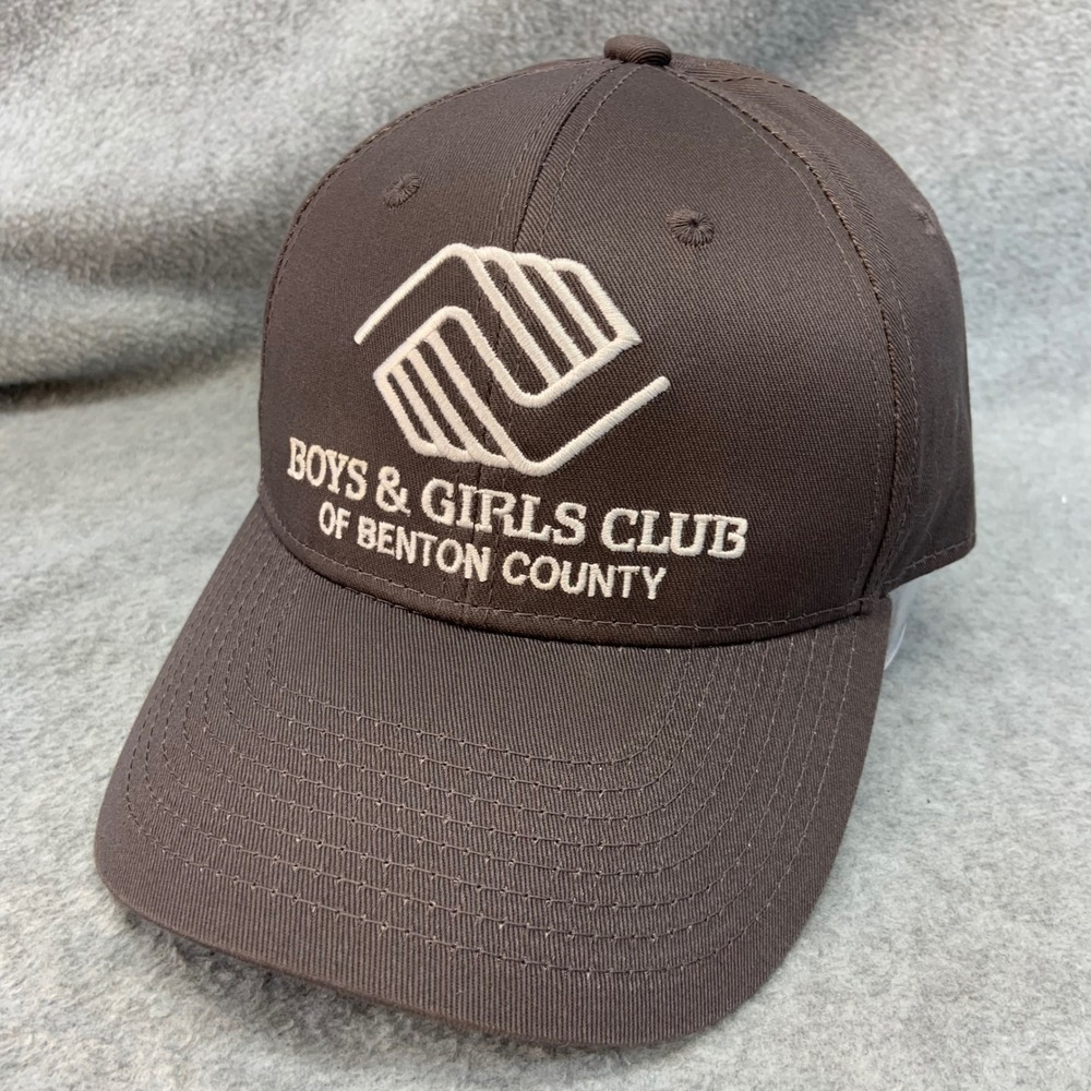 Boys & Girls Club Logo Mens Brown OC Sports Baseball Cap Snapback OSFA